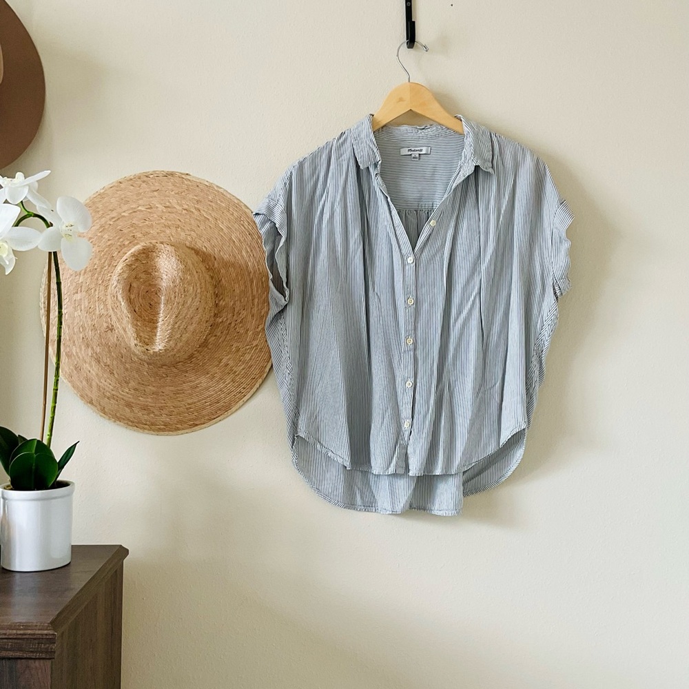 Madewell | Short Sleeve Button Up | Size: L